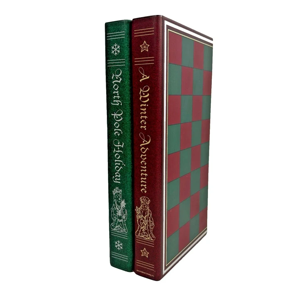 Vtg Hallmark 2004 Christmas Chess Set A Winter Adventure North Pole NEW w/ FLAW